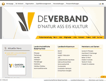 Tablet Screenshot of de-verband.lu